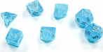 Luminary Sky Silver Mini 7-die Set - Saltire Games