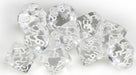 Translucent Clear White d10 set - Saltire Games