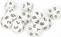 Speckled Artic Camo d10 Set - Saltire Games