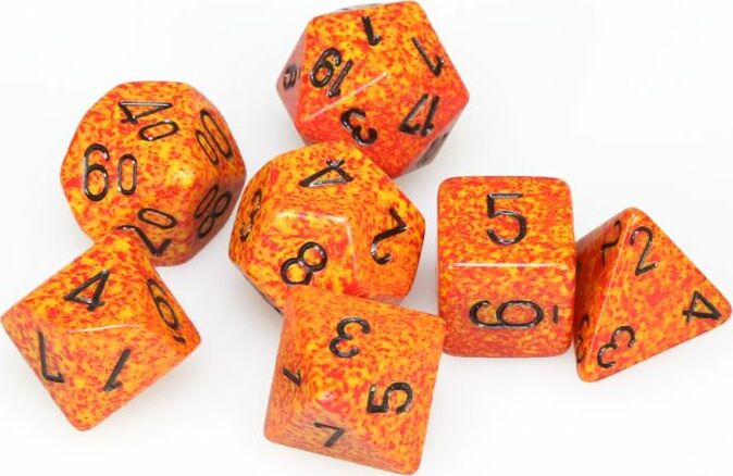 Speckled® Polyhedral Fire 7-Die Set - Saltire Games