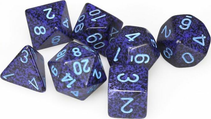 Speckled® Polyhedral Cobalt™ 7-Die Set - Saltire Games