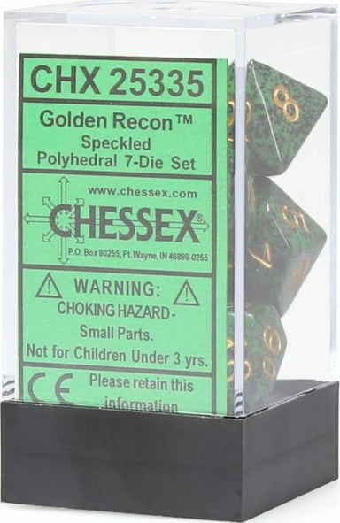 Speckled® Polyhedral Golden Recon™ 7-Die Set - Saltire Games