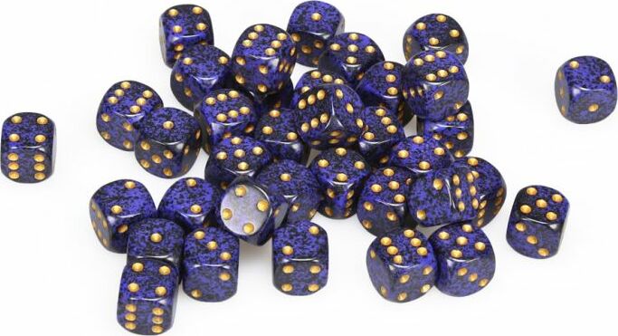 Speckled® 12mm D6 Golden Cobalt™ Dice Block™ (36 dice) - Saltire Games