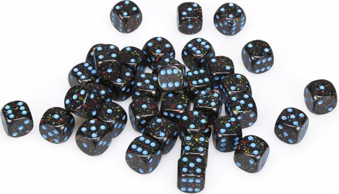 Speckled® 12mm D6 Blue Stars™ Dice Block™ (36 dice) - Saltire Games