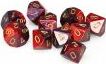 Gemini Purple Red Gold d10 set - Saltire Games