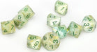 Marble Green Dark Green d10 Set - Saltire Games