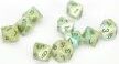 Marble Green Dark Green d10 Set - Saltire Games