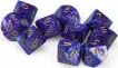 Lustrous Purple Gold d10 set - Saltire Games