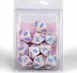 Festive Pop Art Blue d10 set - Saltire Games