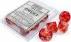 Red/Silver Luminary D10 Set - Saltire Games