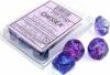 Nebula Nocturnal/Blue Luminary D10 Set - Saltire Games