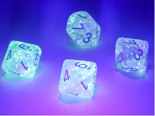 Borealis Icicle Light Blue d10 Set - Saltire Games