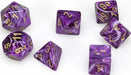 Vortex® Polyhedral Purple/gold 7-Die Set - Saltire Games