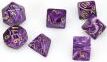 Vortex® Polyhedral Purple/gold 7-Die Set - Saltire Games