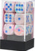 Festive® 16mm D6 Pop Art™/blue Dice Block™ (12 dice) - Saltire Games