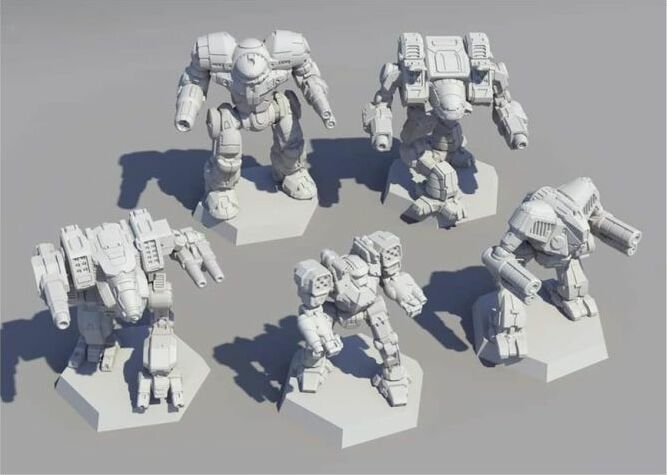 Battletech Clan Support Star - Saltire Games