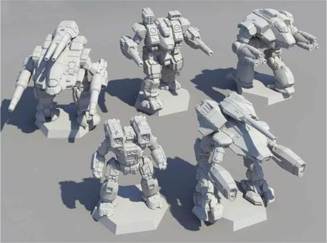 Battletech Clan Heavy Star - Saltire Games