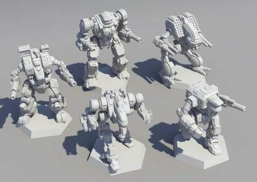 Battletech Clan Striker Star - Saltire Games