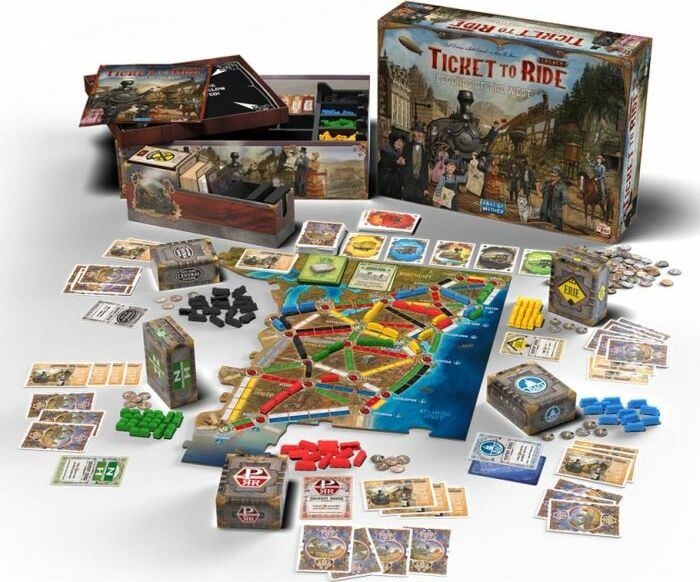 Ticket To Ride Legacy Legends of the West - Saltire Games