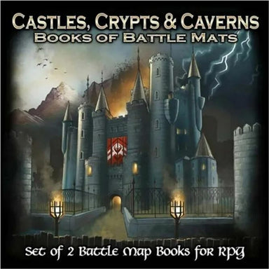 Castles Crypts and Caverns book of battle mats - Saltire Games