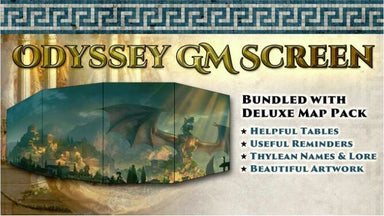 Odyssey of the Dragonlords GM Screen and Maps - Saltire Games