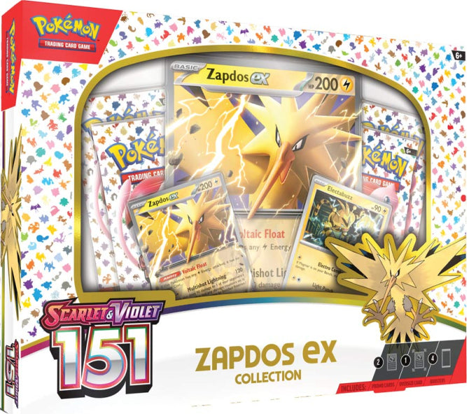 Scarlet & Violet 151: Zapdos EX Collection Box - Saltire Games