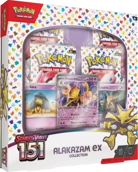 Scarlet & Violet 151: Alakazam EX Collection Box - Saltire Games