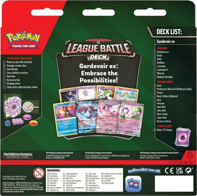 Gardevoir ex League Battle Deck - Saltire Games