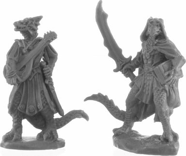 Dragonfolk Bard and Thief - Saltire Games