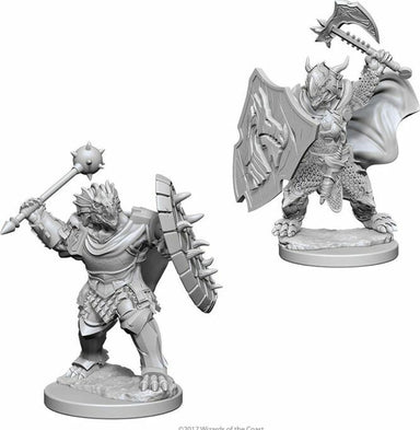 D&D: Nolzur's Marvelous Minis: Dragonborn Male Paladin W4 (Unpainted)