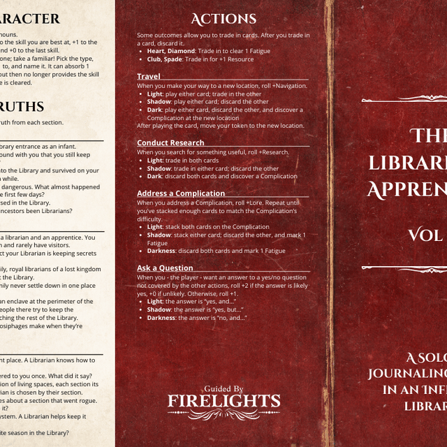 Role Playing Games Almost Bedtime Theater The Librarian's Apprentice