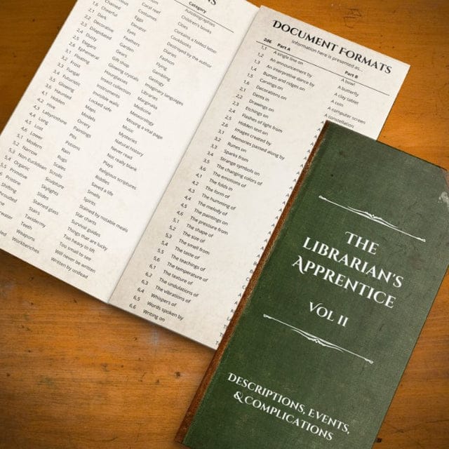 Role Playing Games Almost Bedtime Theater The Librarian's Apprentice