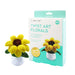 Angels Craft Sunflower Twist Art Floral DIY Kit – Chenille Flower Craft