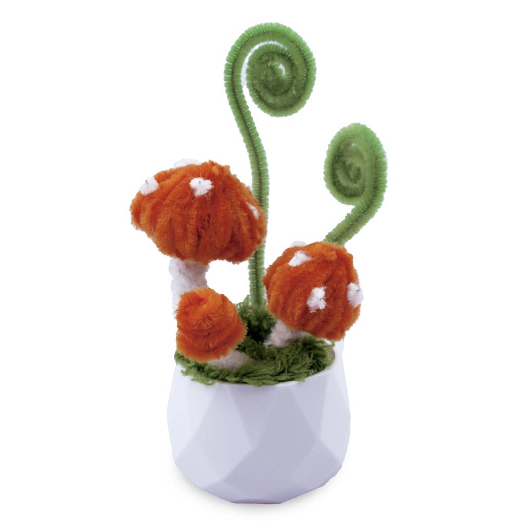 Toys - Arts & Crafts - Kits Angels Craft Mushroom Twist Art DIY Kit – Chenille Craft Decor