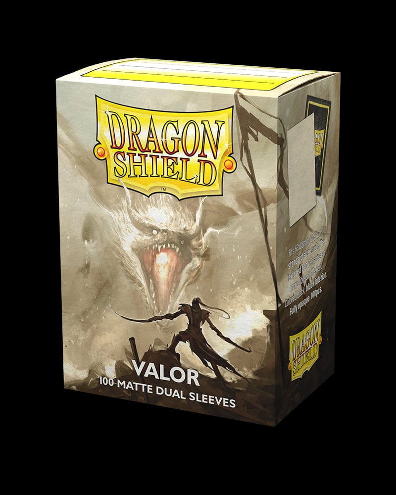 Dragon Shield Valor 100 Matte Dual Sleeves Saltire Toys & Games Dragon Shield Valor 100 Matte Dual Sleeves Saltire Toys & Games