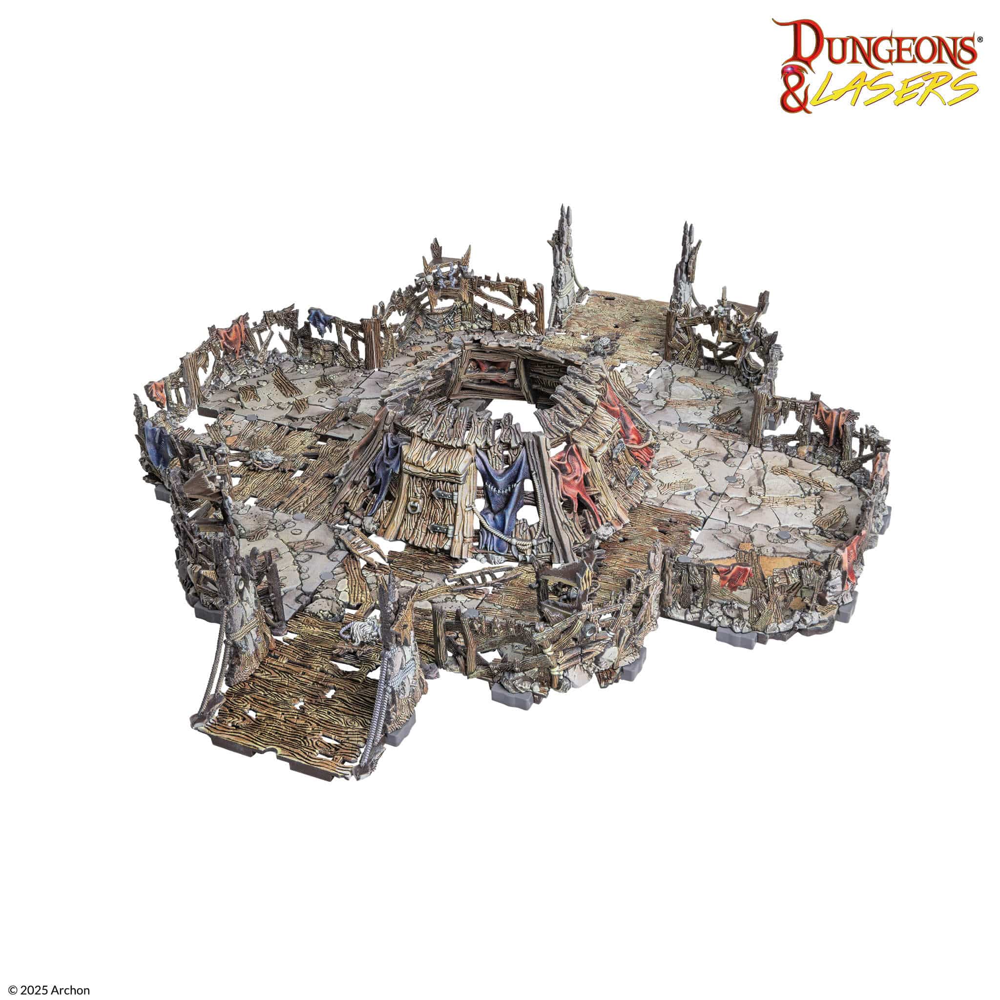 Dungeons and Lasers: Goblin Lair Pre-painted - Saltire Games
