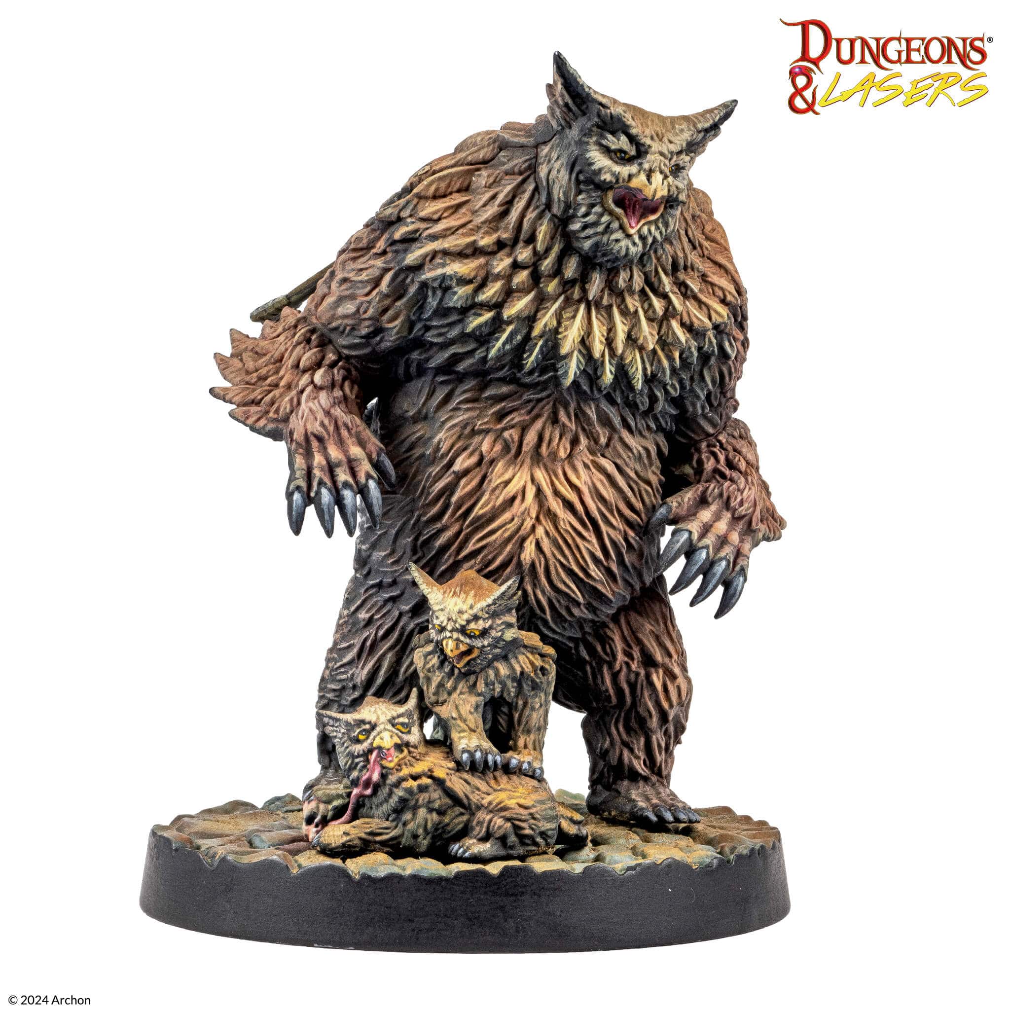 Dungeons and Lasers: Owlbear Family - Saltire Games