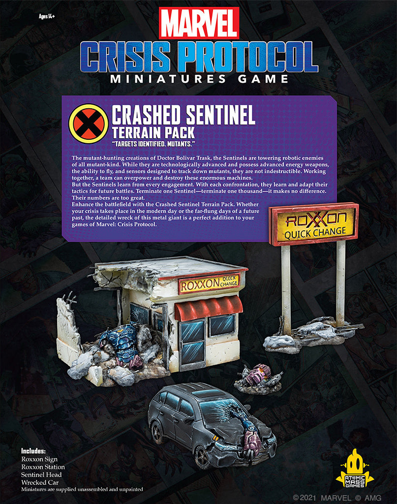 Crashed Sentinel Terrain Pack - Saltire Games