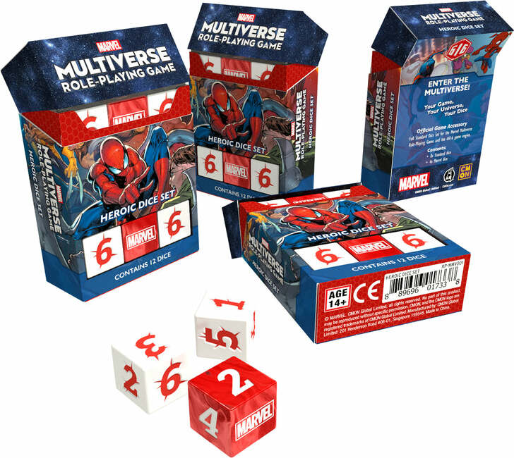 Marvel Multiverse: Heroic Dice Set - Saltire Games