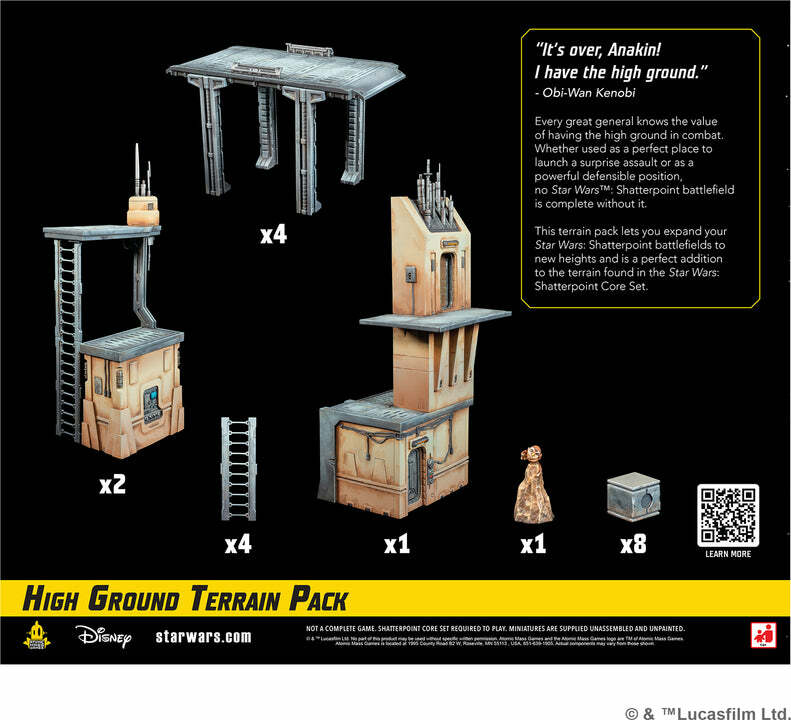 Star Wars Shatterpoint High Ground Terrain Pack - Saltire Games