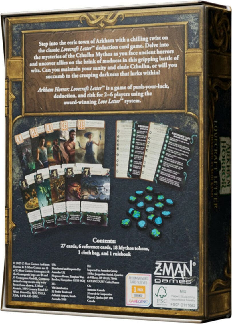 Arkham Horror Lovecraft Letter - Saltire Games