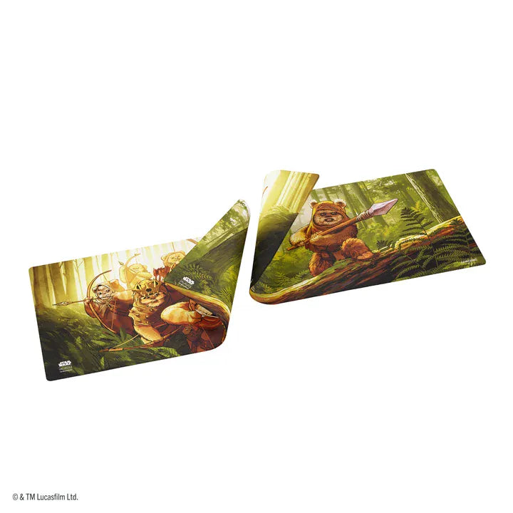 Collectible Card Games - Accessories - Playmats Asmodee Star Wars: Unlimited Double-Sided Game Mat - Wicket & Ewok Archers