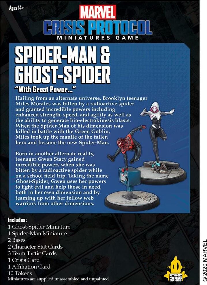 Marvel Crisis Protocol: Spider-Man & Ghost-Spider - Saltire Games
