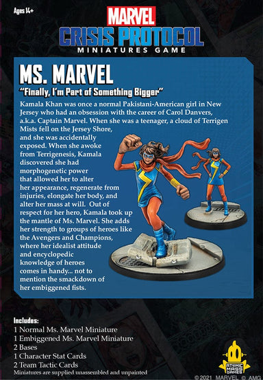Marvel: Crisis Protocol - Ms. Marvel - Saltire Games