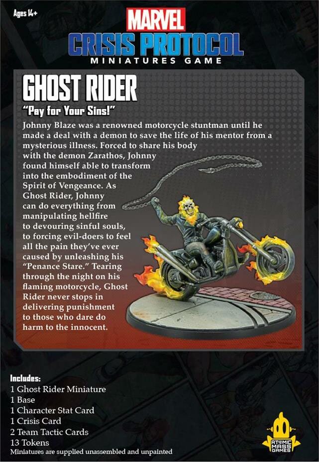 Marvel Crisis Protocol: Ghost Rider - Saltire Games