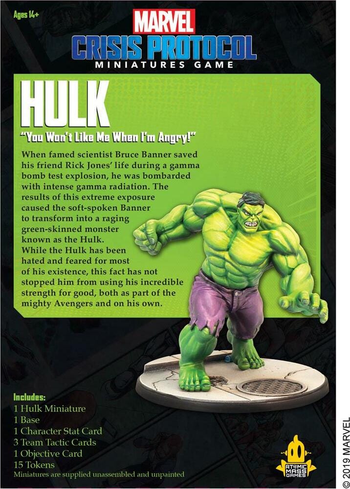Marvel Crisis Protocol: Hulk - Saltire Games
