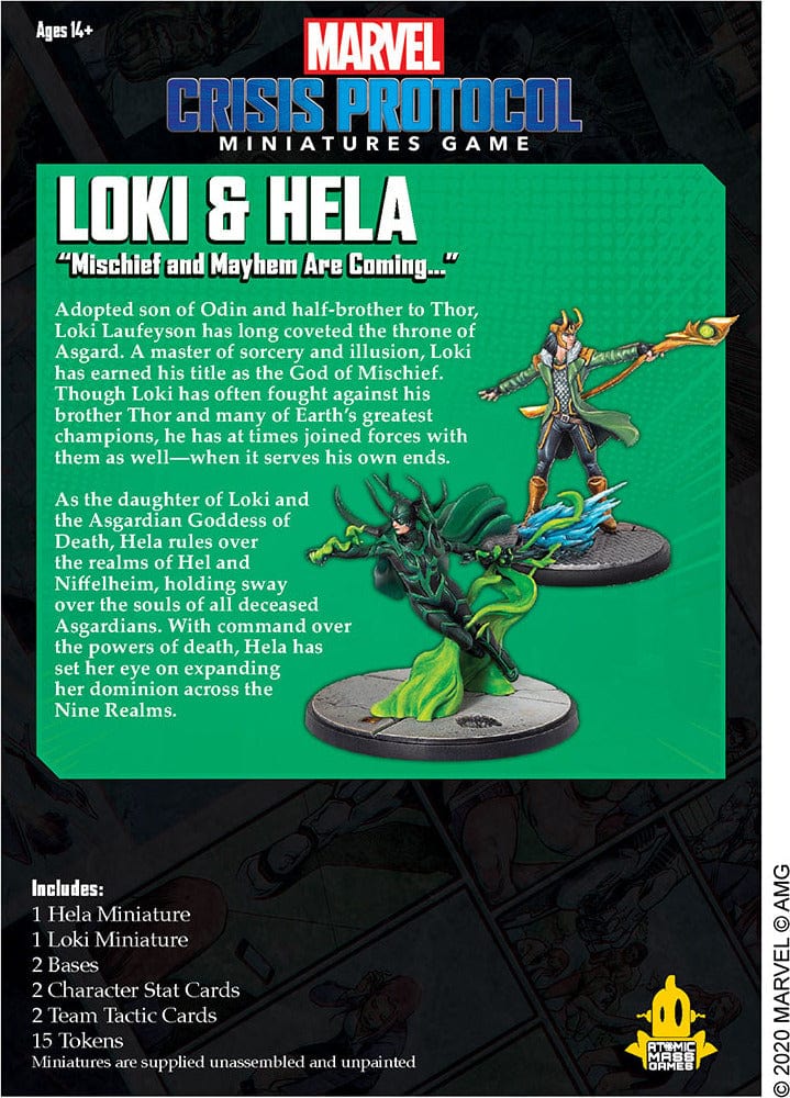 Marvel Crisis Protocol: Loki and Hela - Saltire Games