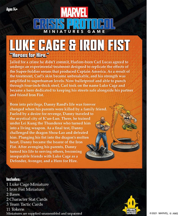 Marvel Crisis Protocol: Luke Cage and Iron Fist - Saltire Games