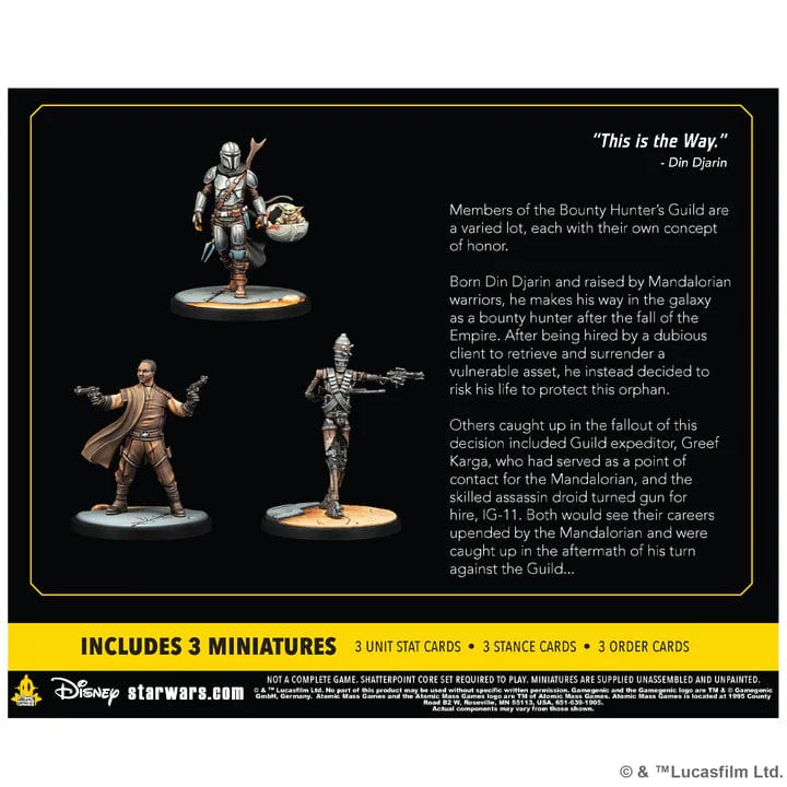 Star Wars Shatterpoint: Certified Guild Squad Pack - Saltire Games