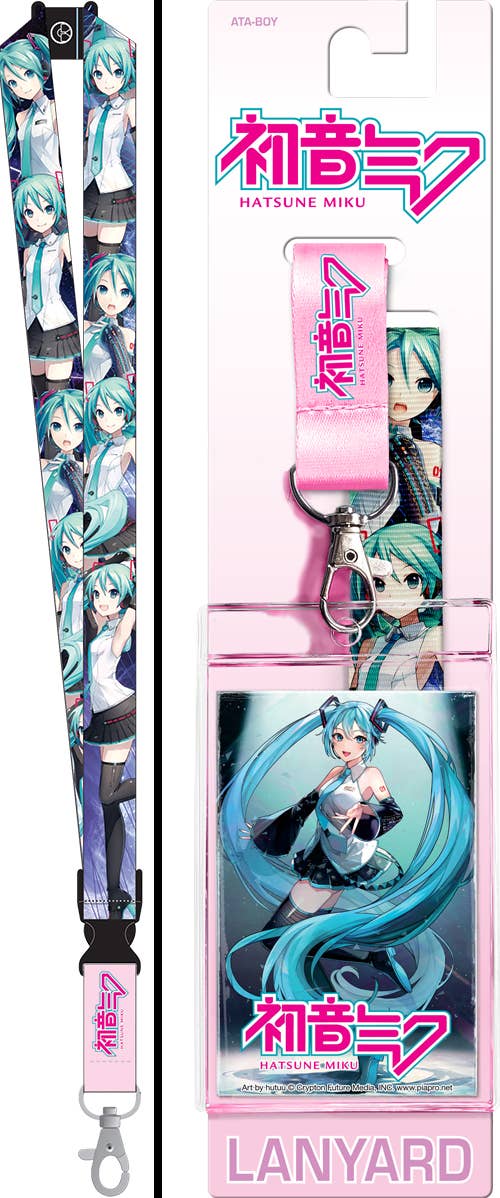 Novelty Ata-Boy Hatsune Miku Lanyard